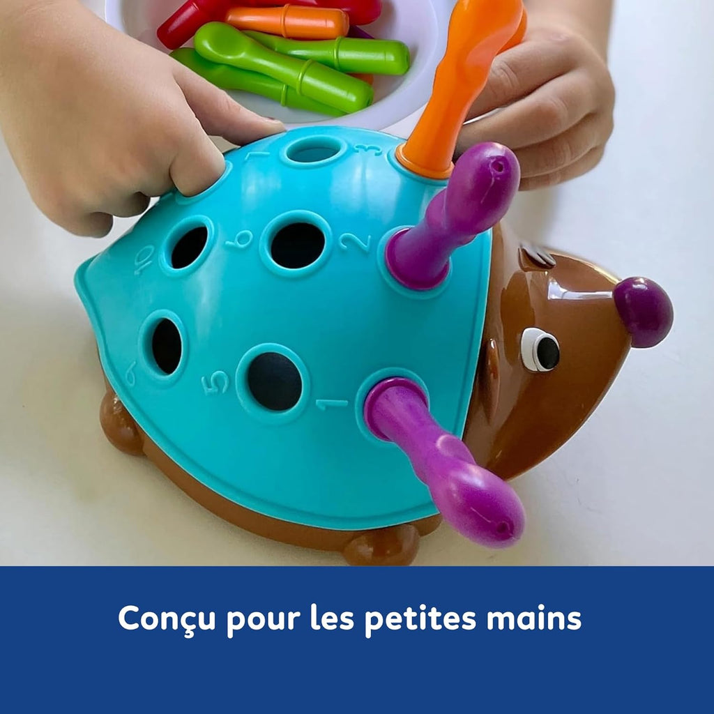 Spike the Fine Motor Hedgehog - Toddler Learning Toys, Fine Motor and Sensory Toys for Kids Ages 18+ Months, Montessori Toys